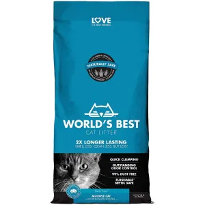 20% OFF: World’s Best Cat Litter Lotus Blossom Multiple Cat Clumping Corn Kernel Cat Litter