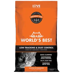 20% OFF: World's Best Cat Litter Low Tracking & Dust Control Clumping Corn Kernel Cat Litter