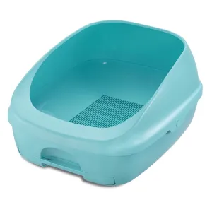 35% OFF: Unicharm Deo Toilet Half Cover Cat Litter Box (Mint Blue)