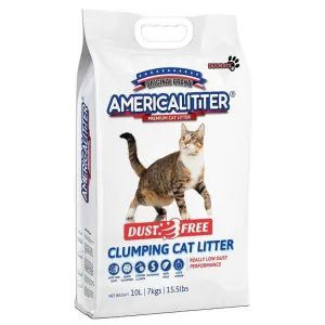 America Litter DUST FREE Grape scent Clumping Cat Litter 10L