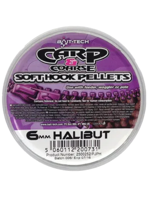 Bait-Tech Soft Hook Pellets Halibut 6mm