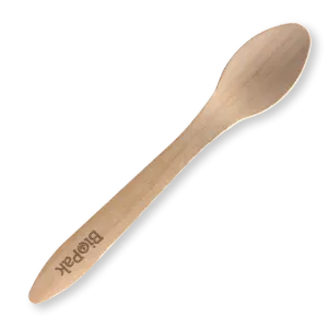 Biopak 19cm Coated Wood Spoon 1000pcs