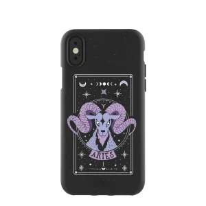 Black Aries iPhone X Case