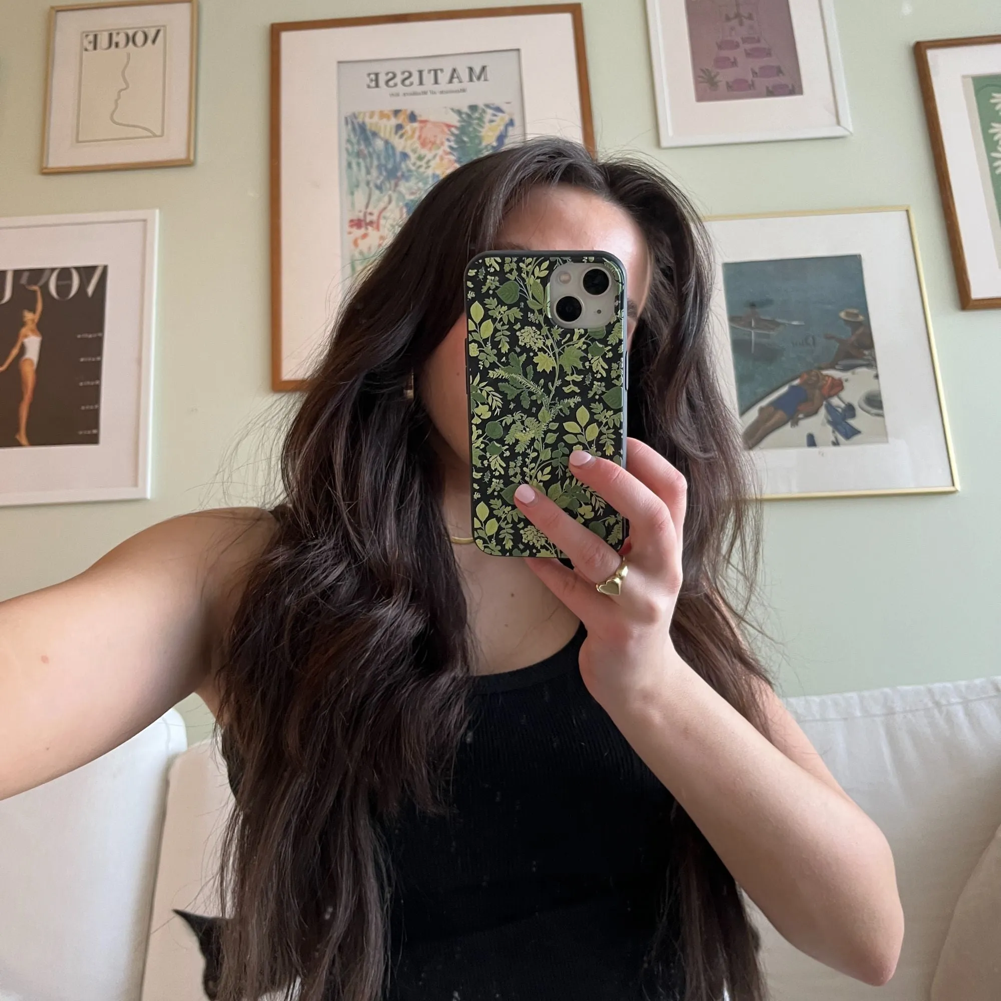 Black Evergreen iPhone XR Case