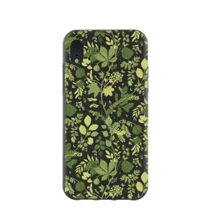 Black Evergreen iPhone XR Case