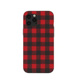 Black Flannel iPhone 12 Pro Max Case