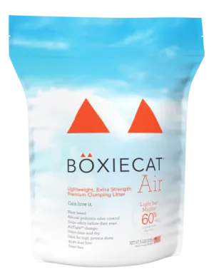 Boxiecat Air™ Lightweight - Extra Strength - Premium Clumping Cat Litter