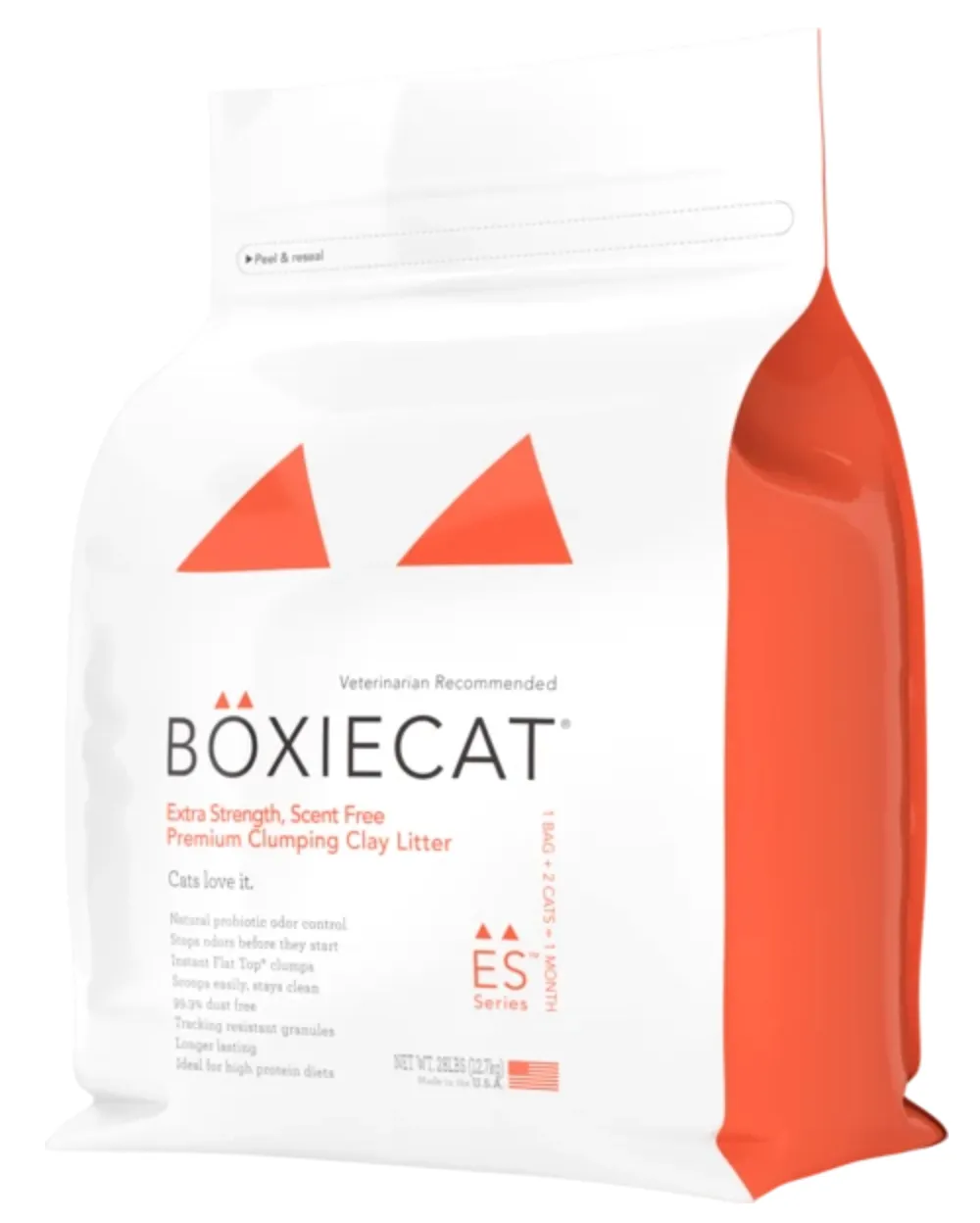 BoxieCat Premium Clumping Clay - Extra Strength Scent Free - Cat Litter