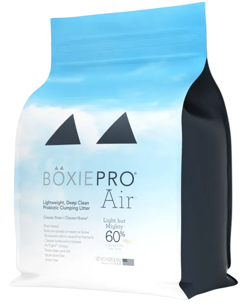 BoxiePro Air™ Lightweight Deep Clean Probiotic Clumping Cat Litter