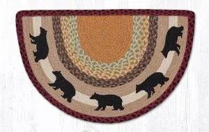 Cabin Bear Slice Rug