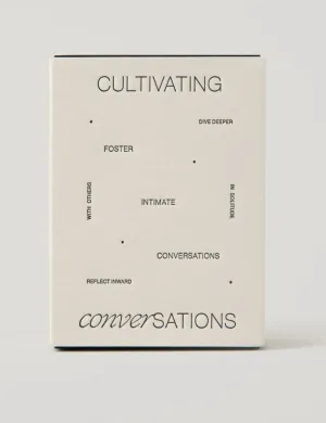 Card Set: Cultivating Conversations Card Deck