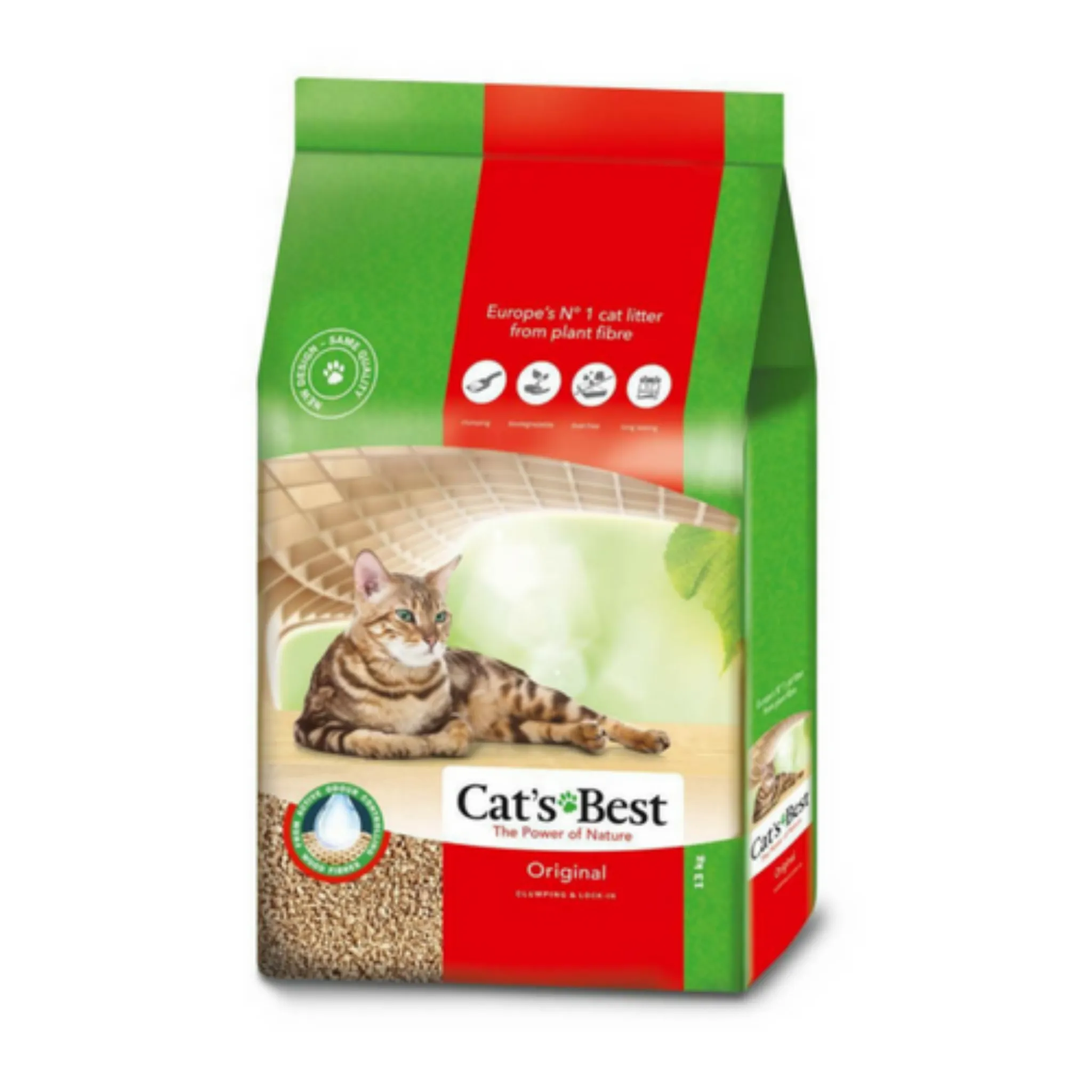 Cats Best Wood Clump Cat Litter