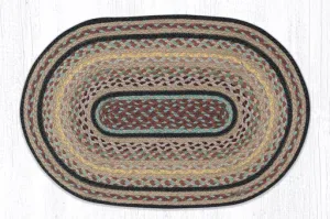 Classic Stucco Braided Rug - Oval