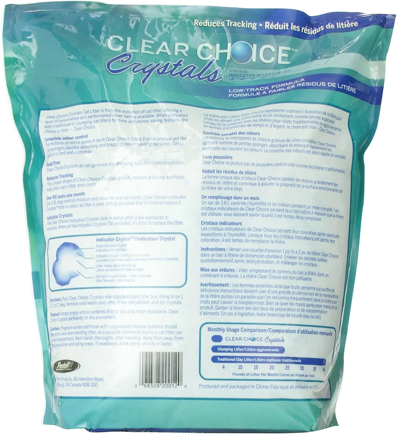 Clear Choice Crystal Silica Cat Litter (4lb)