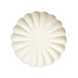 Cream Small Eco Plates - Pack of 8