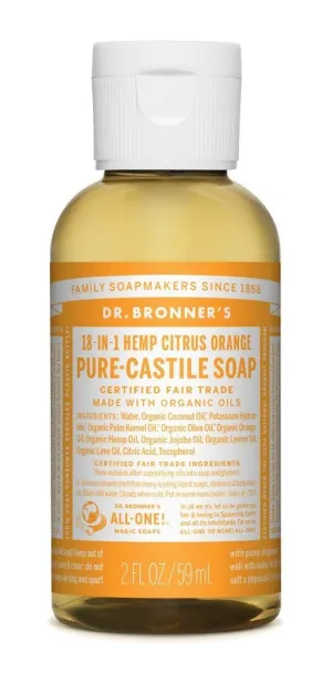 Dr. Bronner's Pure Castile Liquid Soap Citrus 2 oz Liquid