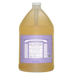 Dr. Bronner's Pure Castile Liquid Soap-Lavender 1 Gallon Liquid