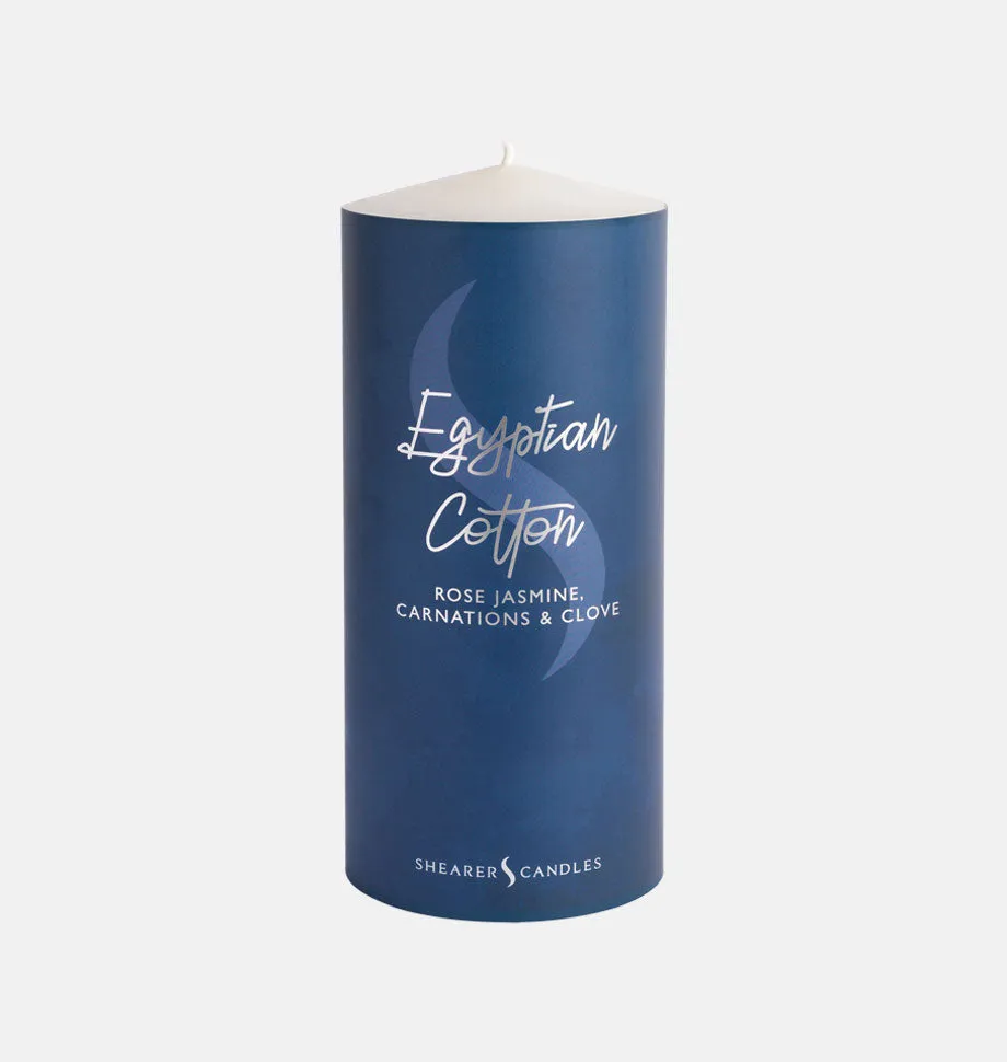 Egyptian Cotton Pillar Candle