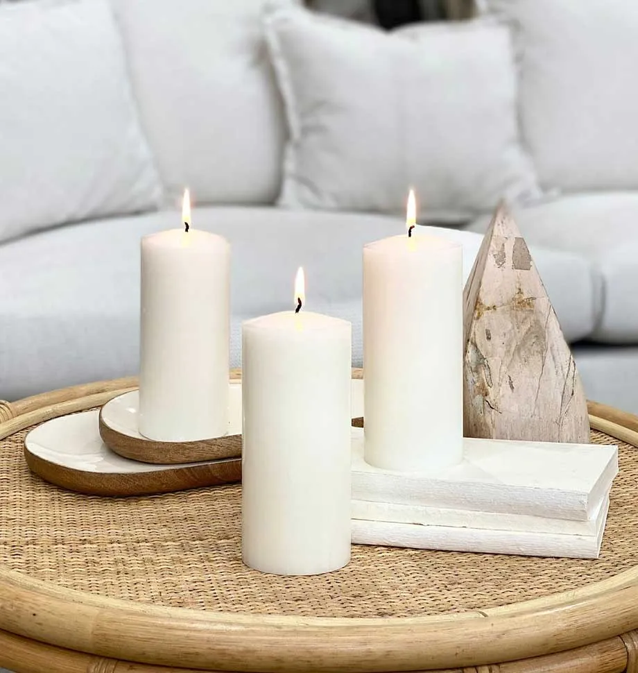 Egyptian Cotton Pillar Candle