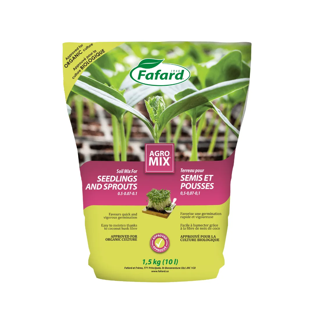 Fafard AGROMIX® Seed Starting and Sprouts Soil 10L