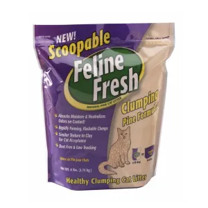 Feline Fresh Natural Pine Cat Litter - Clumping 34 lbs. bag