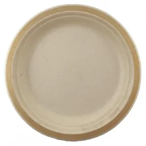 Gold Sugarcane Plate 230mm 10pk