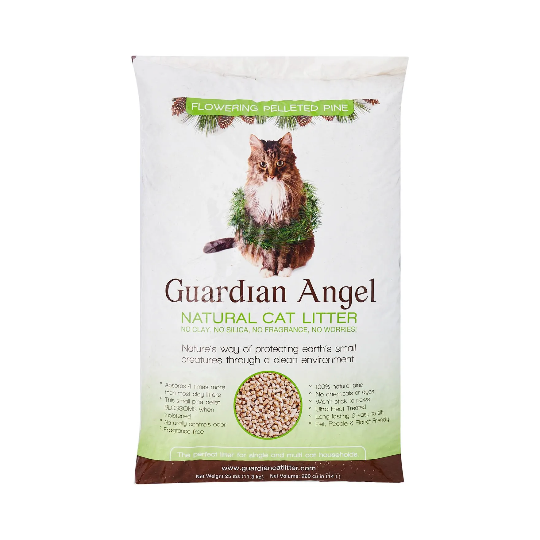 Guardian Angel Natural Cat Pine Litter 14lb