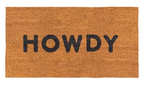 Howdy Door Mat