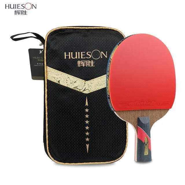 Huieson 6 Star Carbon Fibre Table Tennis Bat   Case