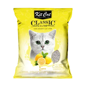 KitCat Cat Classic Clump Litter Lemon 7kg