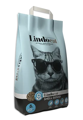 Lindocat Smell Good Clumping Clay Cat Litter 8L