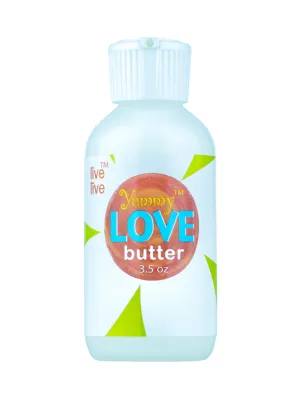 love butter, organic massage oil, 4oz, live live & organic