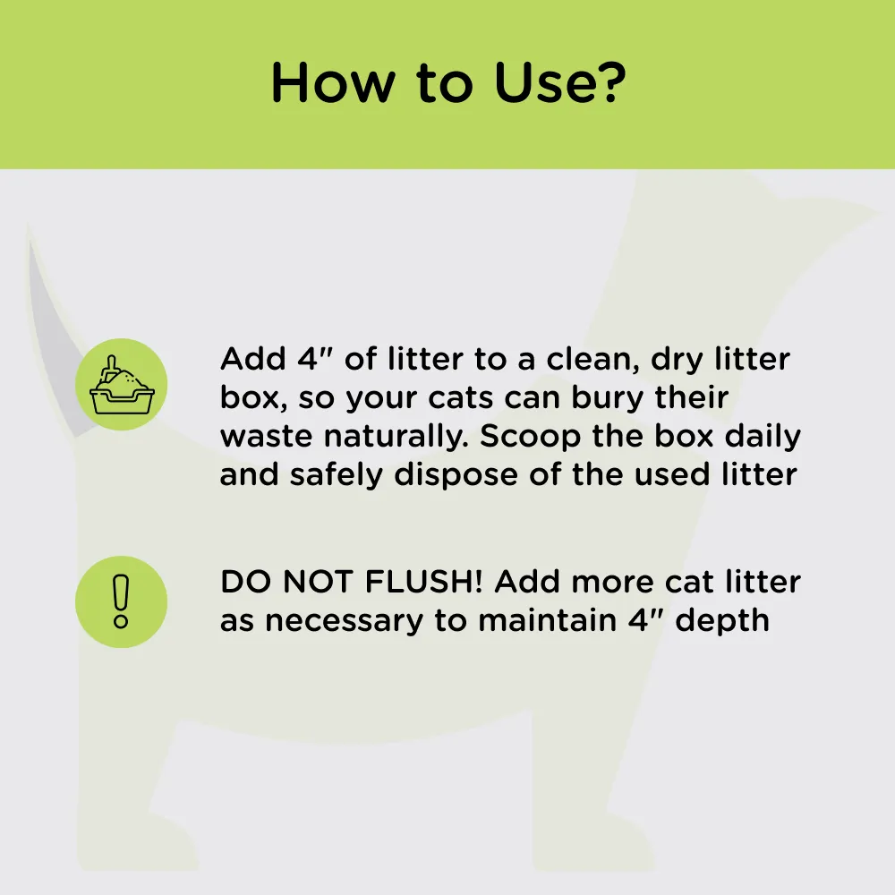 M Pets Bio Degradable Bamboo Unscented Cat Litter