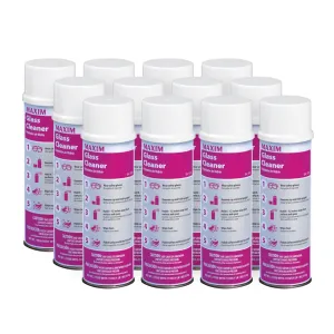 Maxim® Fresh Floral Glass Cleaner (20 oz Aerosol Cans) - Case of 12