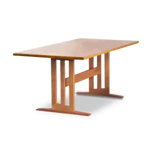 Modern Contemporary Trestle Extension Table