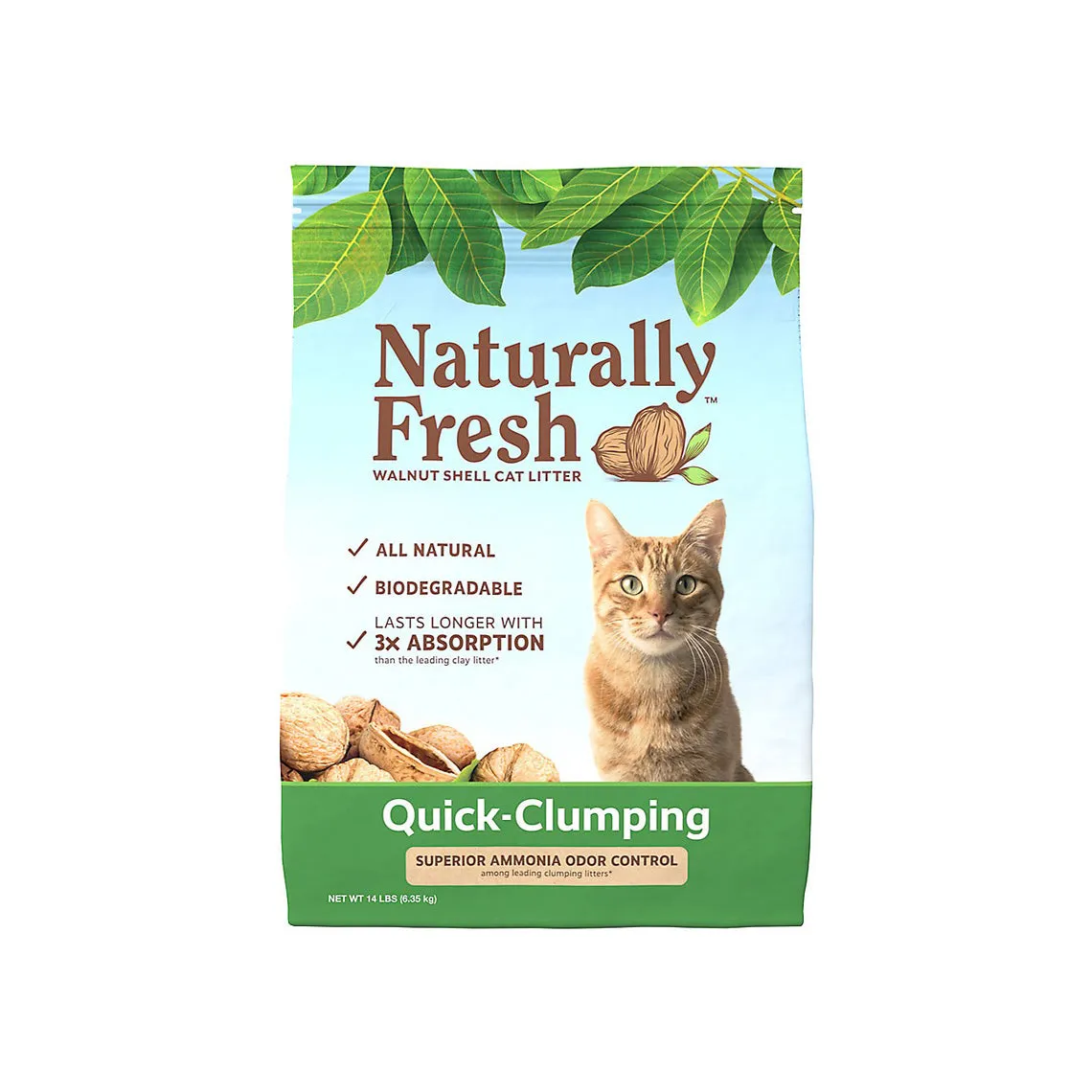 Naturally Fresh Quick Clumping Walnut Shell Cat Litter