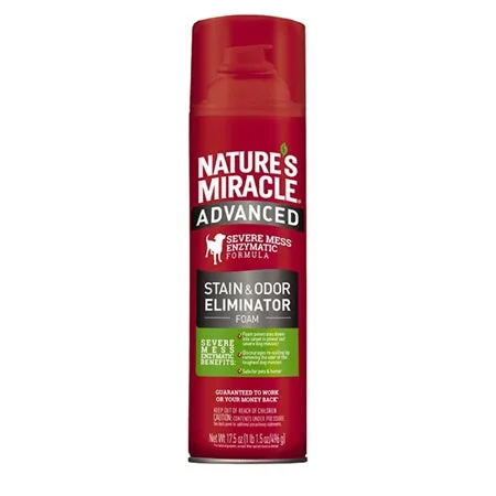 Nature's Miracle Adv S&O Eliminator Foam Dog 17.5oz*