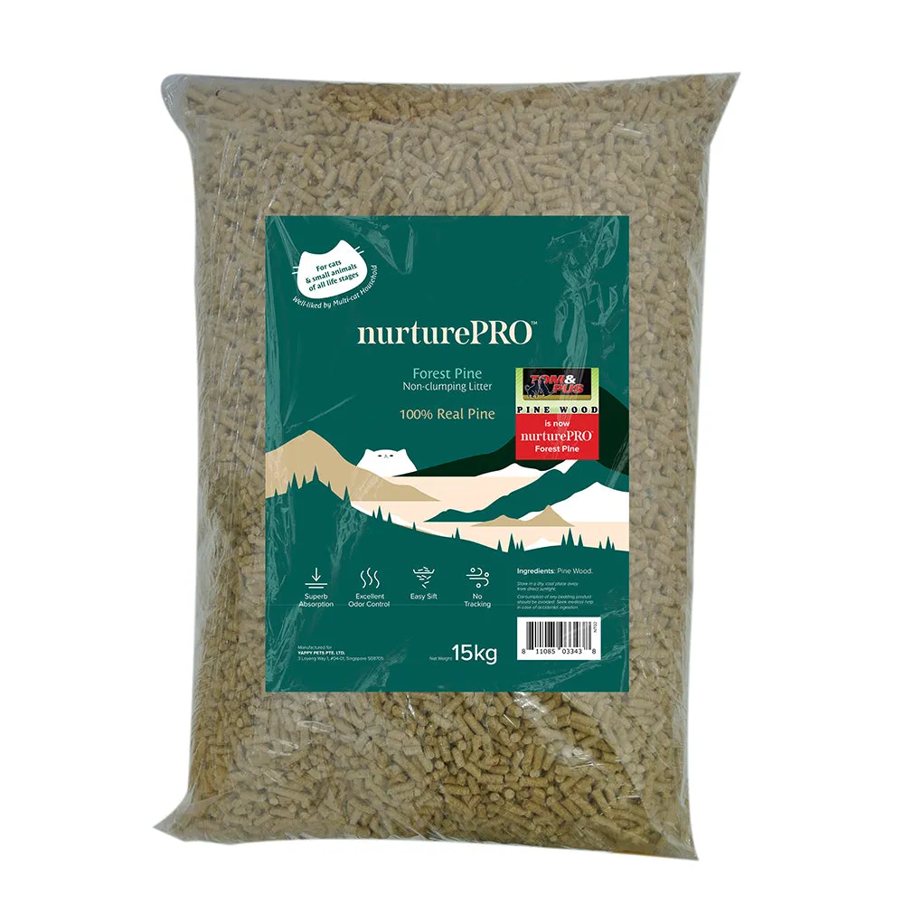 Nurture Pro Forest Pine Wood Cat Litter 15kg