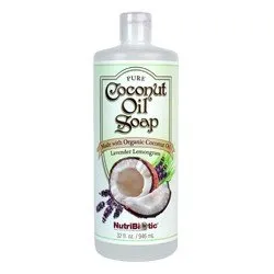 Nutribiotic Pure Coconut Soap Lavender Lemongrass 32 fl oz Liquid