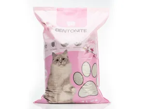 Pets Bentonite Cat Litter with Sakura Scent 20kg