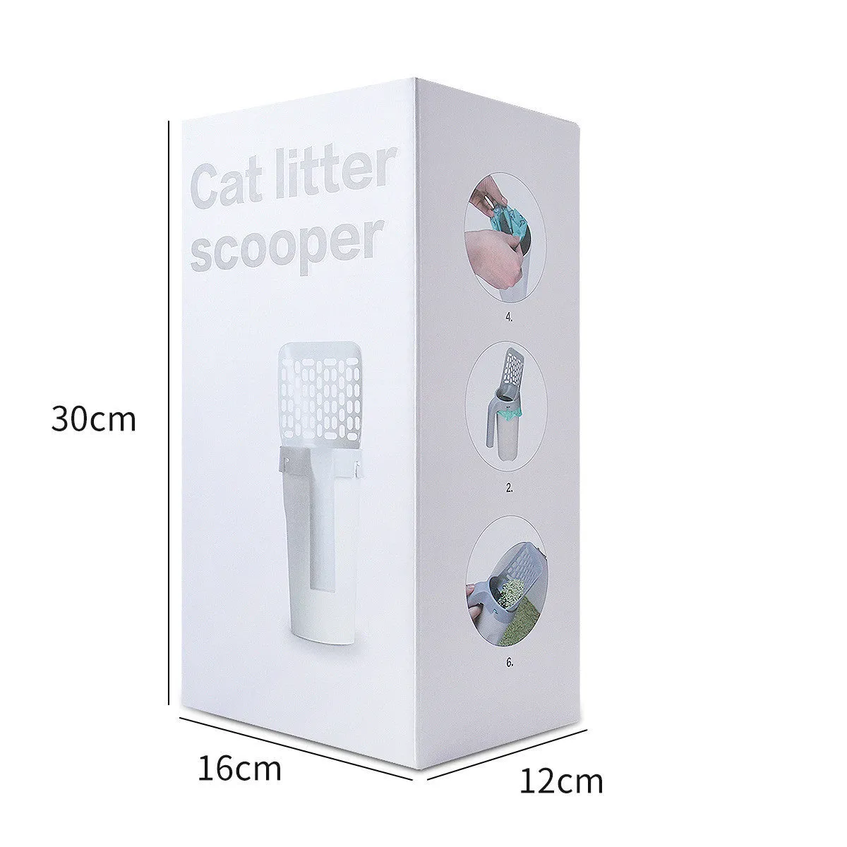 Plastic Cat Litter Scoop Pet Care Sand Waste Scooper Shovel Hollow Cleaning Tool