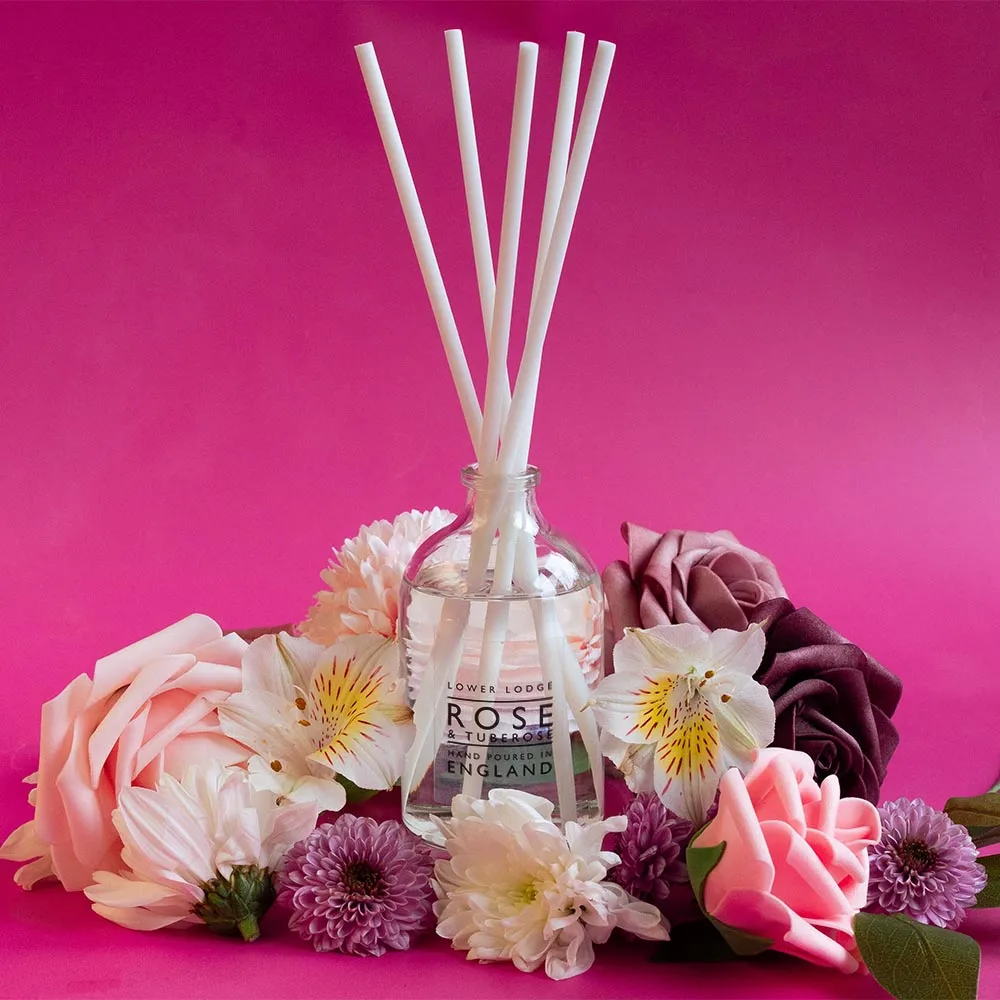 Rose and Tuberose Scented Reed Diffuser