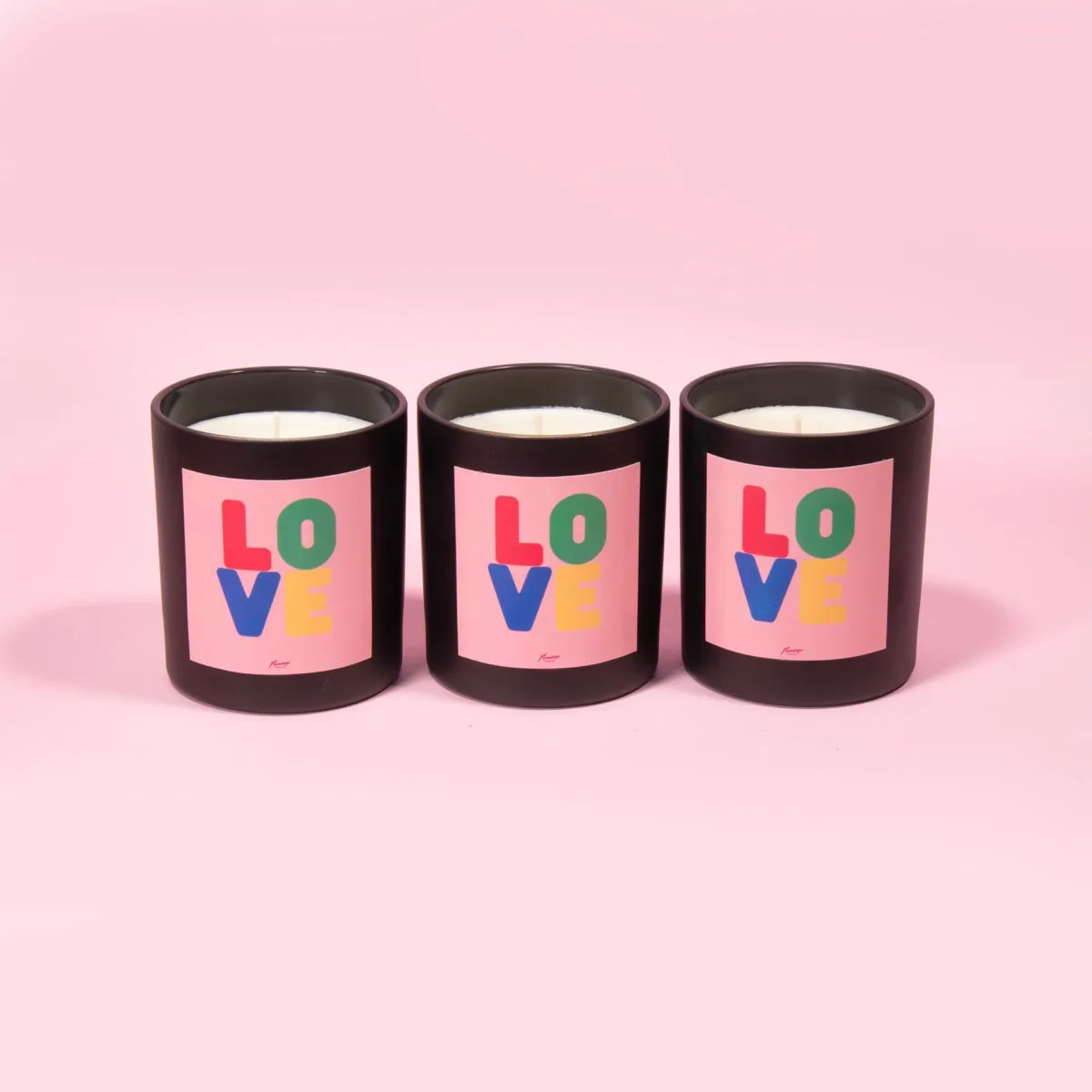 Rose Velvet & Oud LOVE Black Candle