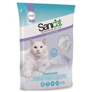 Sanicat Professional Silica Crystal Cat Litter 3.8L