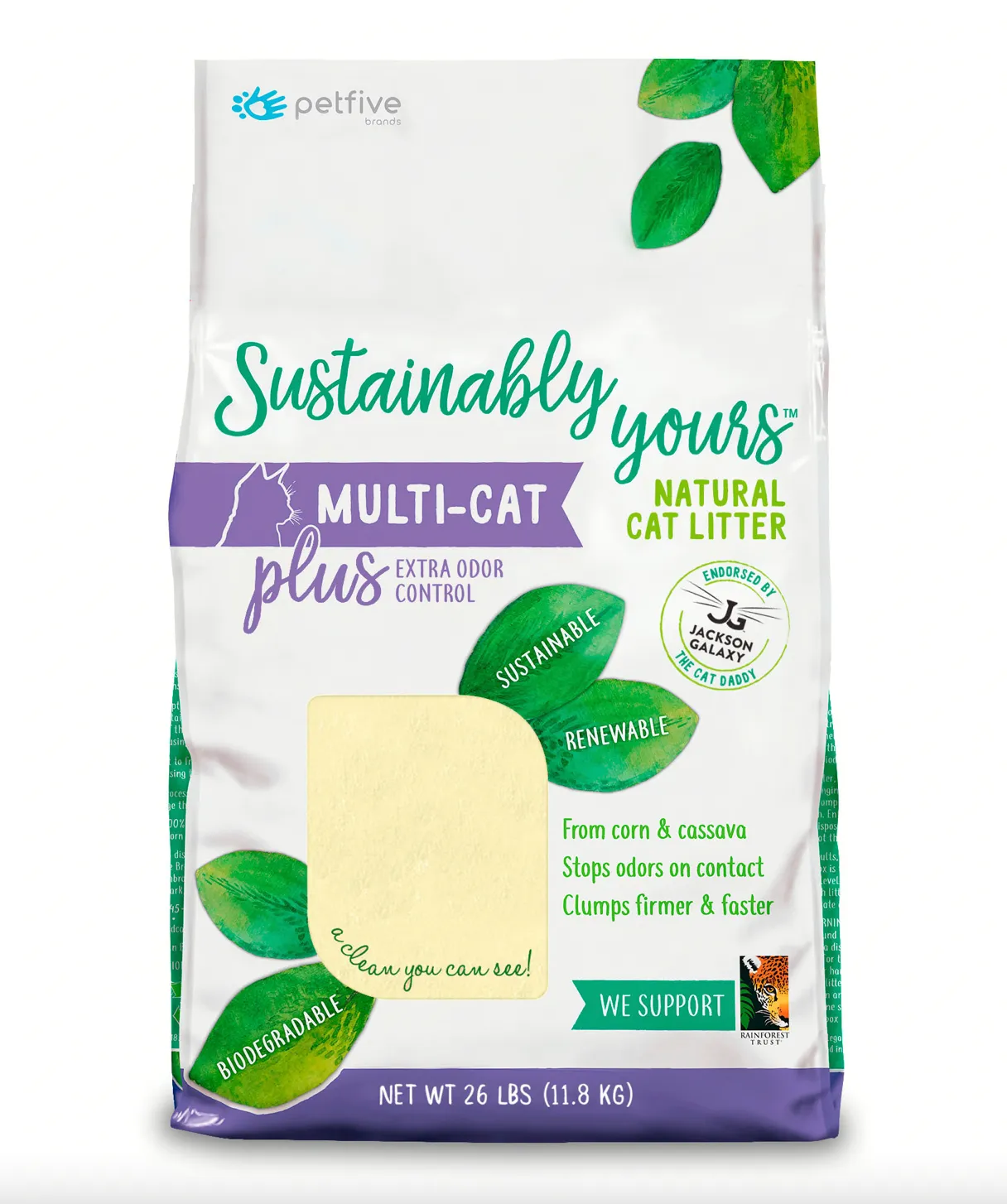 Sustainably Yours Multi-Cat Plus Litter 26 lb