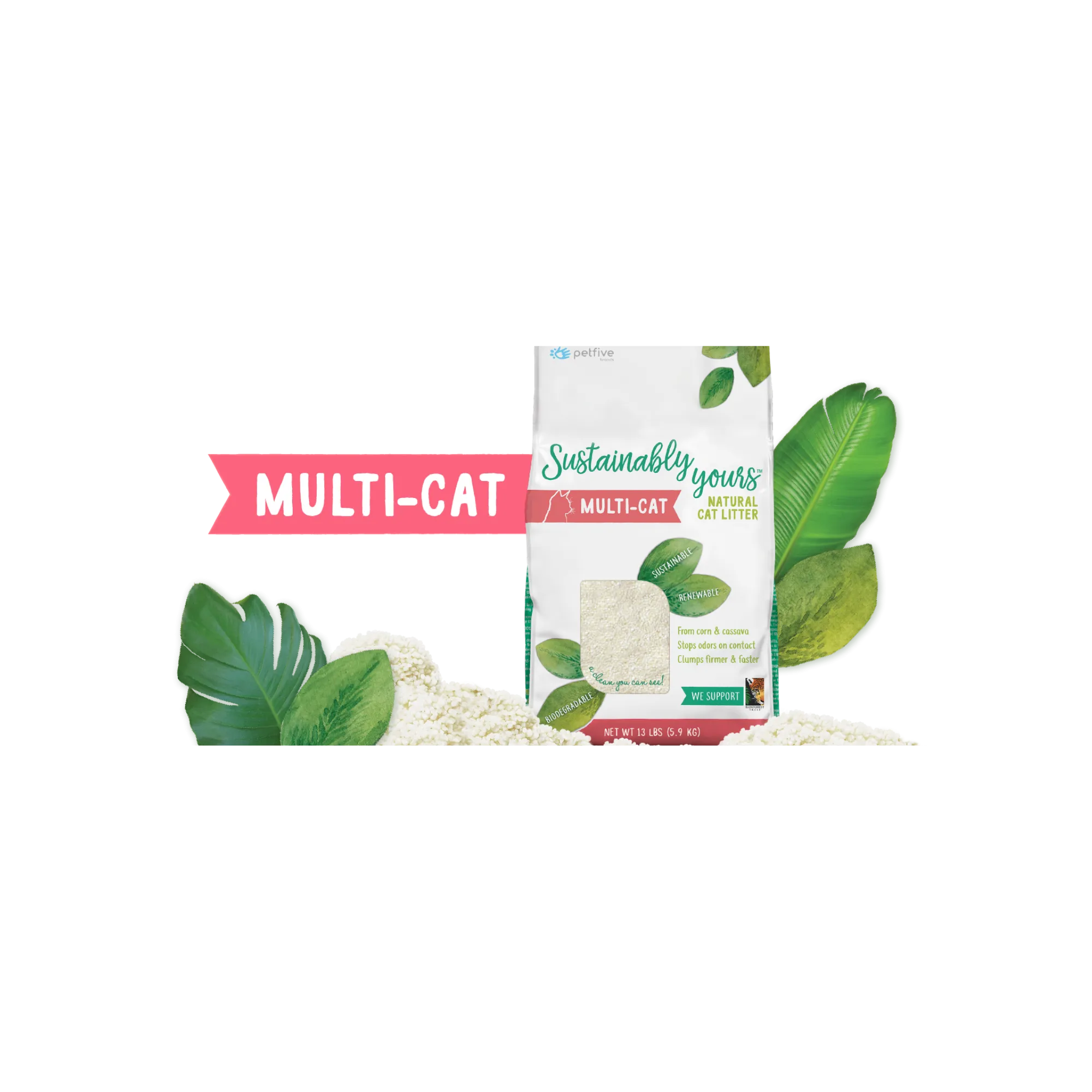 Sustainably Yours Natural Multi-Cat Cat Litter