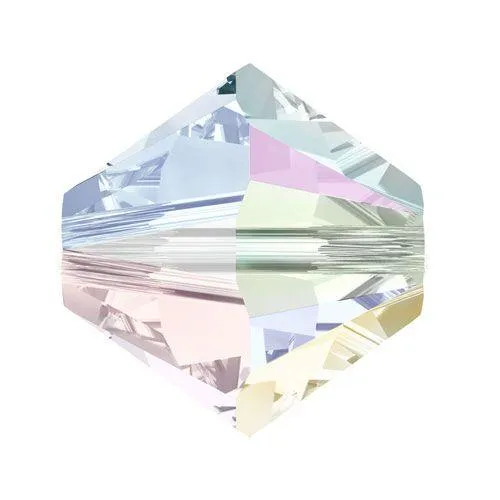 Swarovski 6mm Bicone - Crystal AB (10 Pack) XILION