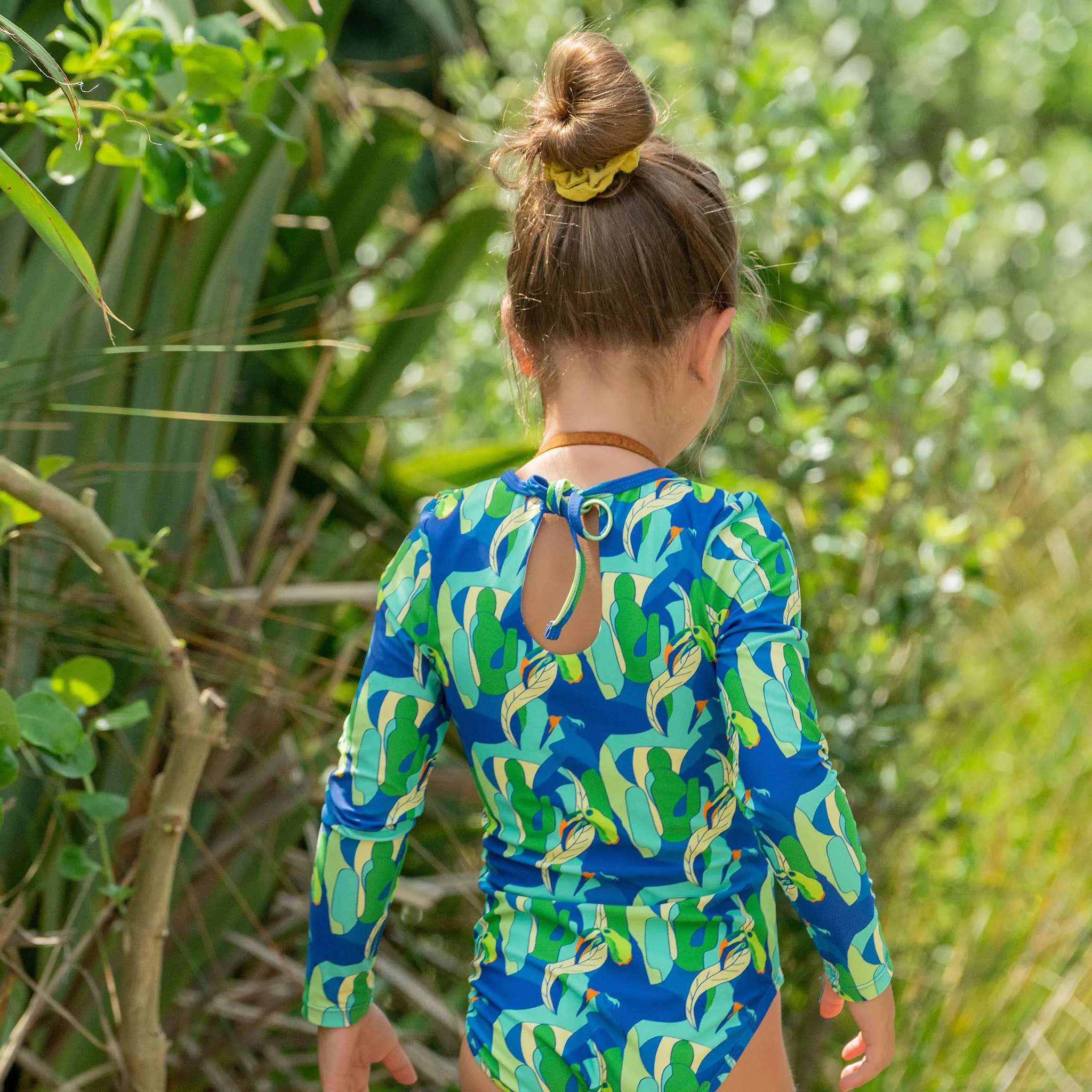 Toucan Jungle Sustainable Keyhole Surf Suit