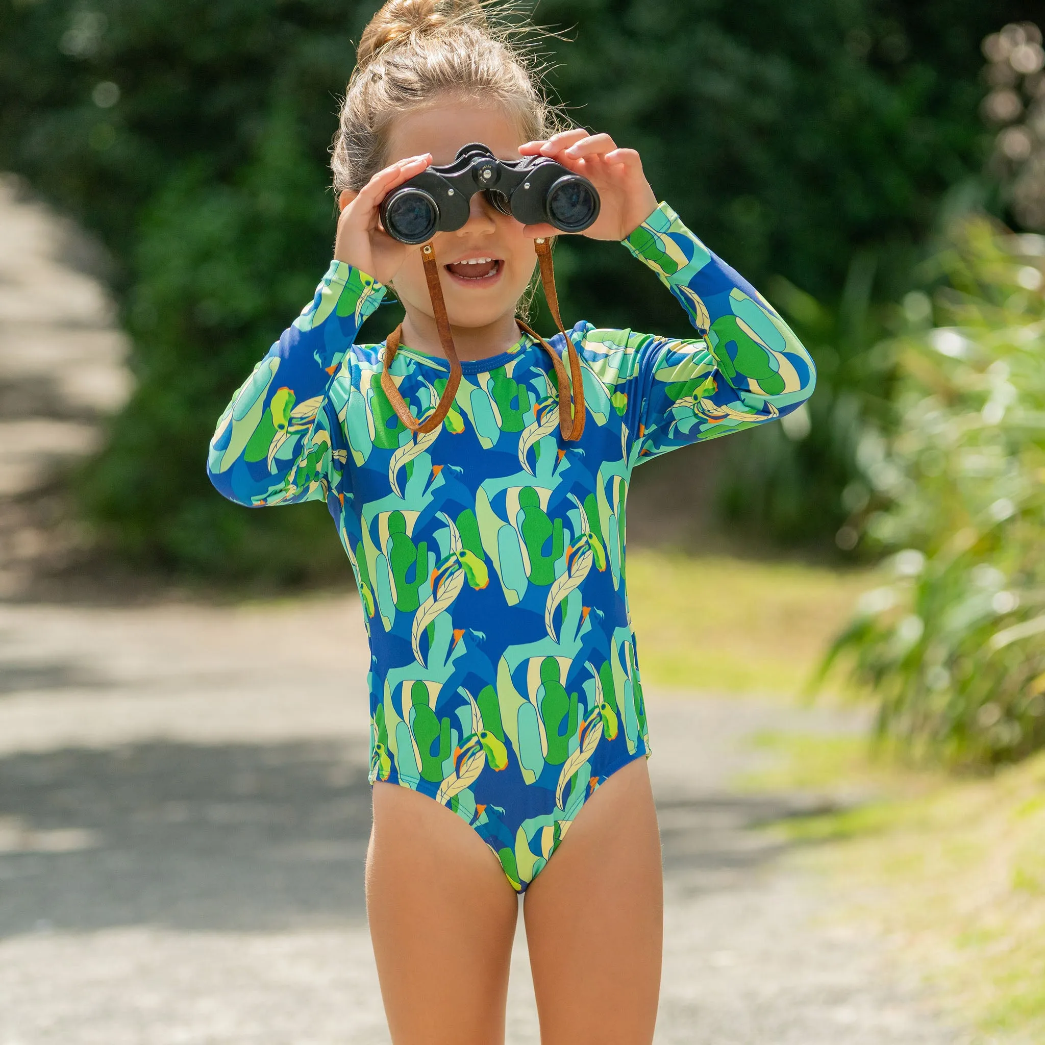 Toucan Jungle Sustainable Keyhole Surf Suit