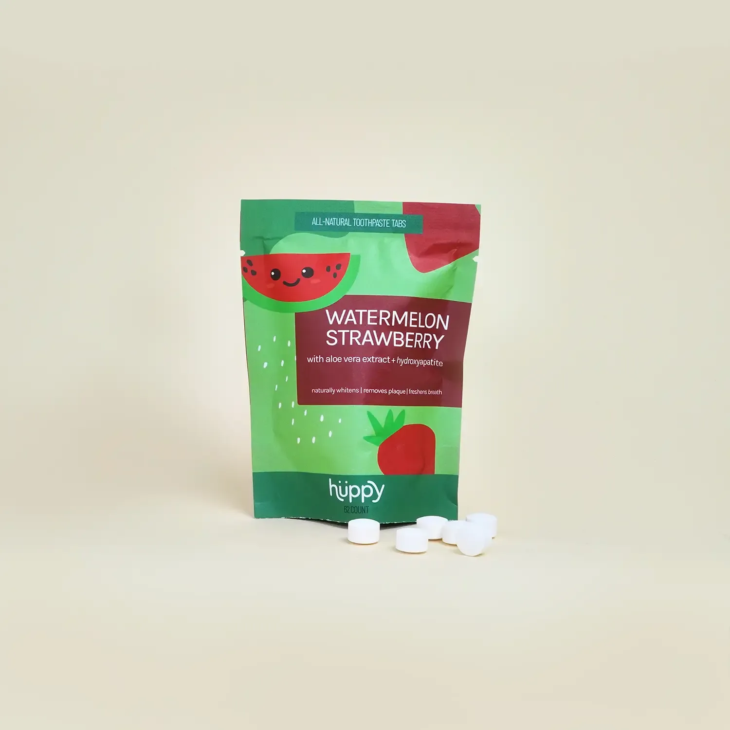 Watermelon Strawberry Toothpaste Tablets